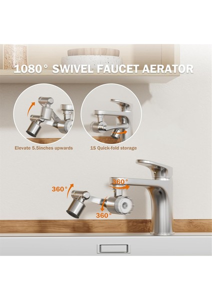 Musluk Genişletici Filtre, 2 Karbon Fiber ve 6 Pp Pamuk Filtreli 8 Parça Yedek Set Ev Banyo Mutfak Için (Yurt Dışından)