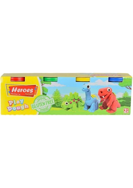 ERN-604 Heroes Premıum Dörtlü Oyun Hamuru