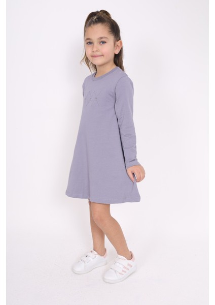 Kız Çocuk Nakışlı Elbise