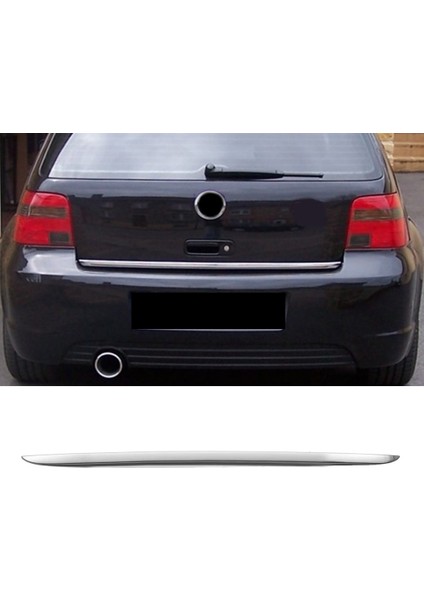 Volkswagen Golf 4 Krom Bagaj Alt Çıta 1998-2004 Arası P.çelik