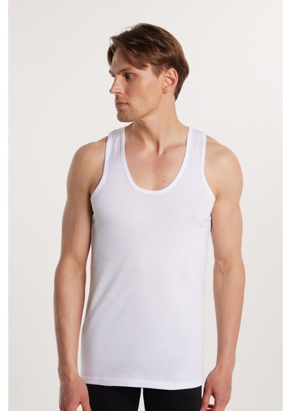 6 Adet Compact Penye Siyah-Beyaz-Gri Erkek Atlet Pamuklu Standart Fit Normal Kesim 6'lı Paket fırsatları