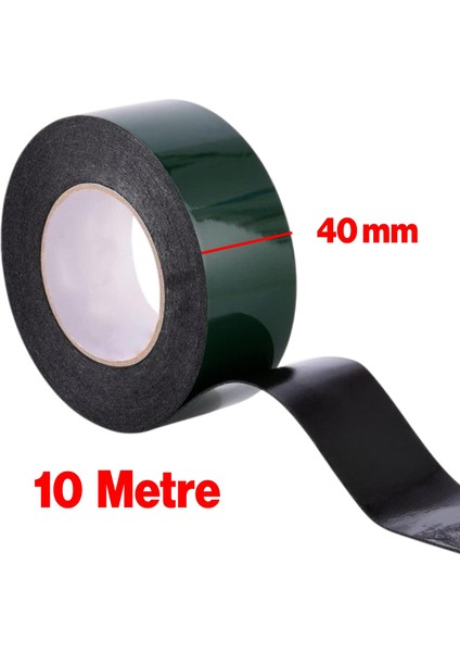 Çift Taraflı Köpük Sünger Bant Eva Yapıştırma Montaj Bandı Siyah 40 mm x 10 Metre Etil Vinil Asetat fiyatları