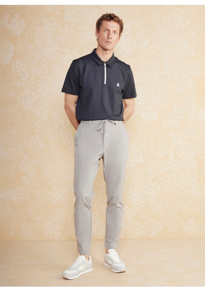 Normal Bel Düz Paça Standart Gri Erkek Pantolon BBSS25MPT020