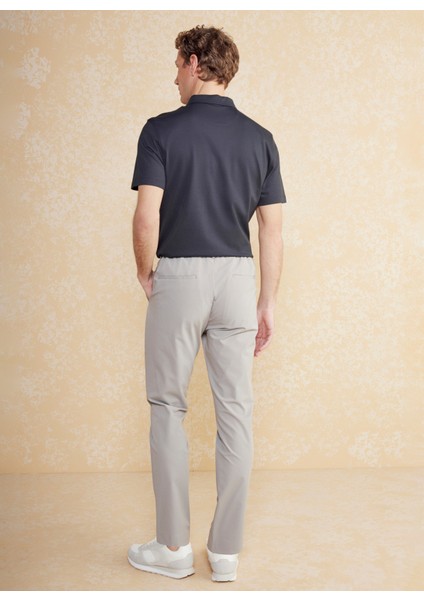 Normal Bel Düz Paça Standart Gri Erkek Pantolon BBSS25MPT020
