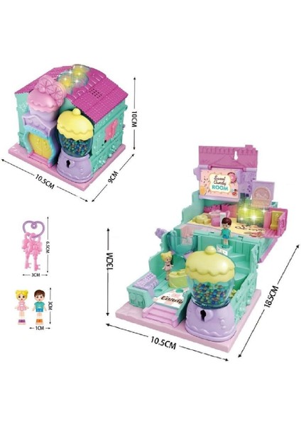 QF2910-11-12-13-14-15 Işıklı Müzikli Aksesuarlı Ev Serisi Açılıp-Katlanır fırsatları