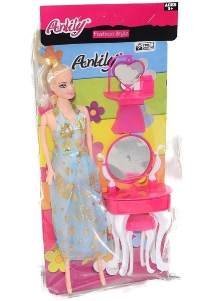 02260 Oydaş, Anlily Makyaj Masalı Bebek / Kartela / +3 yaş