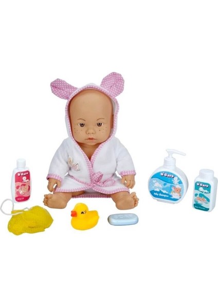 030031 Sunman, Bebelou Banyo Zamanı Bebek Seti, 35 cm / +3 Yaş fırsatları