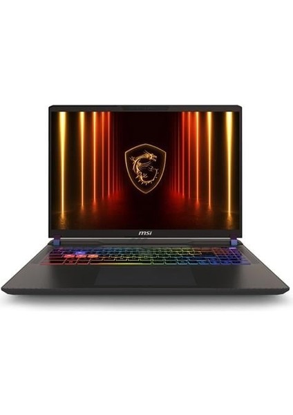 Msı 16" Qhd Vector 16 Hx Aı A2XWIG-090XTR Ultra 9 275HX-64GB Ddr5 RAM-16GB RTX5080-1TB Nvme-Fdos 240HZ