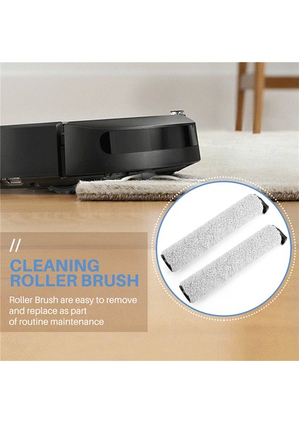 Ifloor 3/floor One S3 Islak Kuru Kablosuz Elektrikli Süpürge Aksesuarları Için 2'li Yedek Fırça Rulosu (Yurt Dışından) indirimleri