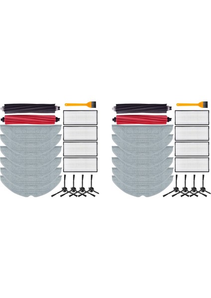 S8 Plus S8+ Pro Ultra G20 Elektrikli Süpürge Hepa Filtre Paspas Bezi Toz Torbası Yedek Parçaları Için 2 Set (Yurt Dışından)