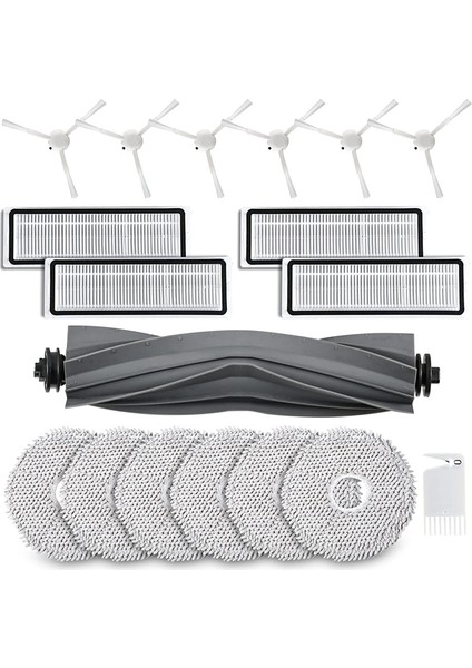 L10S / L10 Ultra Robot Süpürge Aksesuarları Ana Fırça Mendilleri Filtreler Yan Fırçalar Temizlik (Yurt Dışından)