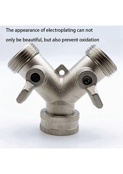 3/4 2 Yollu Ağır Hizmet Tipi Bahçe Hortumu Ayırıcı Y Kavramalı Su Musluğu, Çıkış, Musluk Için Kapatma Vanaları (Yurt Dışından) fiyatları