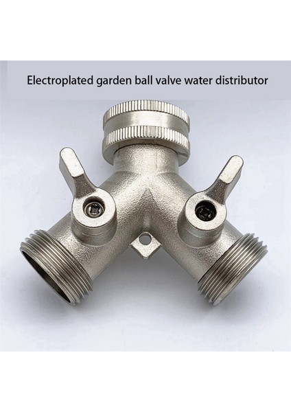 3/4 2 Yollu Ağır Hizmet Tipi Bahçe Hortumu Ayırıcı Y Kavramalı Su Musluğu, Çıkış, Musluk Için Kapatma Vanaları (Yurt Dışından) fırsatları