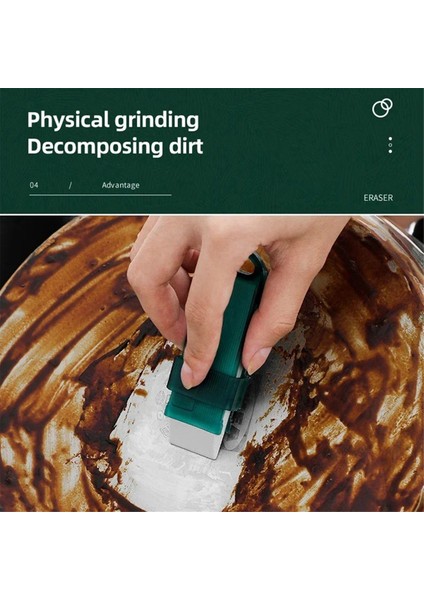 Yeniden Kullanılabilir Leke Çıkarıcı Kauçuk Silgi Mutfak Musluğu Kireç Banyo Cam Pas Temizleme Malzemeleri,a (Yurt Dışından) fırsatları