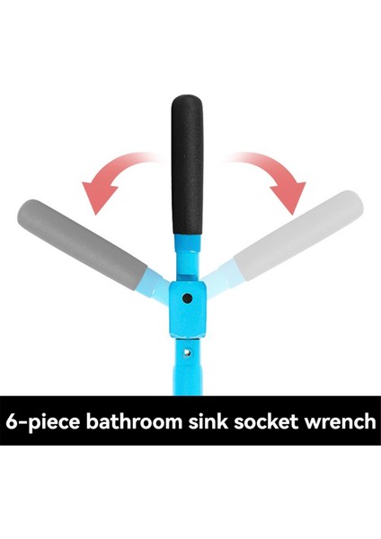 Musluk Anahtarı El Aletleri Sıhhi Tesisatçı Soketi Lavabo Havza Musluğu Banyo Seti Için Geri Kurulum Aleti (Yurt Dışından) indirimleri