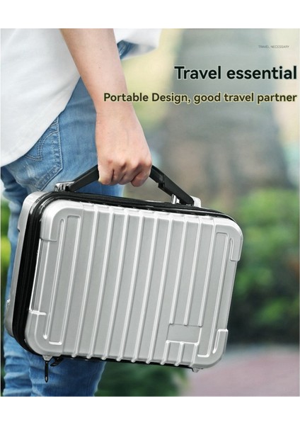 Neo Taşınabilir El Tipi Uçak Saklama Kutusu Sert Kabuklu Aksesuar Taşıma Kutusu Siyah (Yurt Dışından) modelleri