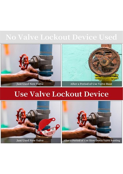 Sürgülü Vana Kilitleme Cihazı ve Emniyet Kilidi Seti, 1 Ila 2-1/2 Dış Bahçe Musluk Düğmesi Tank Kolları Için (Yurt Dışından) indirimleri