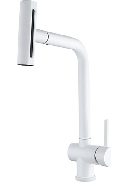 Çekmeceli Su Çıkışı Şelale Mutfak Çok Fonksiyonlu Paslanmaz Çelik Lavabo Için (Beyaz) (Yurt Dışından)