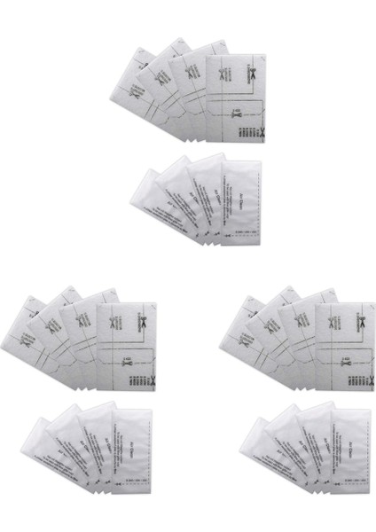 6713110 Vakumlu Süpürge Matı Için Hava Temizleme Filtresi 3944711 24'lü Paket (Yurt Dışından)