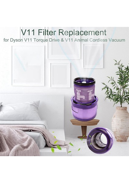 Paket Filtreler V11 Elektrikli Süpürge Torque Drive Animal Kablosuz Hepa Filtresi Için Yedek (Yurt Dışından) fırsatları