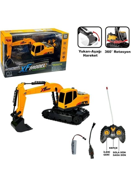 XFG-789-410A Uzaktan Kumandalı Full Fonksiyon Şarjlı Xfmodel Kazıcı modelleri