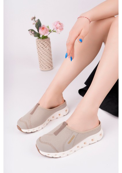 Kadın Bej Memory Foam Clima Comfort Sabo Terlik modelleri