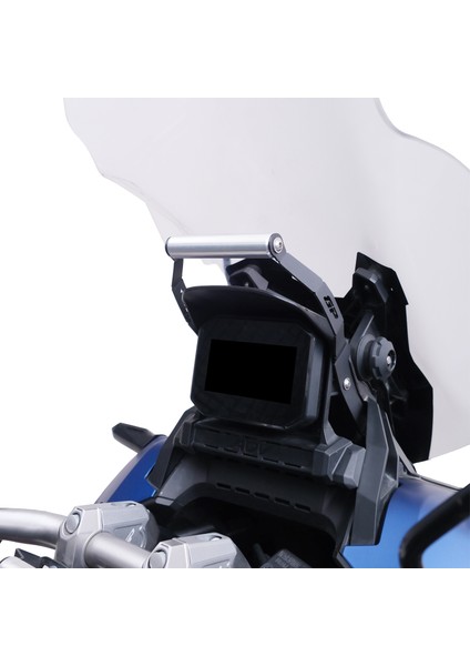 Honda Adv 350 2023-2025 Uyumlu Telefon / Navigasyon Tutucu Cam Tipi Siyah
