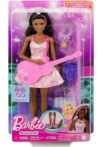 HRG43 Barbie 65. Yıl Deluxe Kariyer Bebekleri - Pop Yıldızı