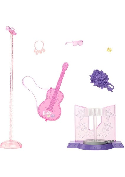 HRG43 Barbie 65. Yıl Deluxe Kariyer Bebekleri - Pop Yıldızı fırsatları