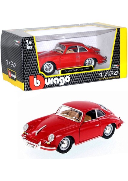 22079 1:24 Porsche 356B Coupe 1961 Araba
