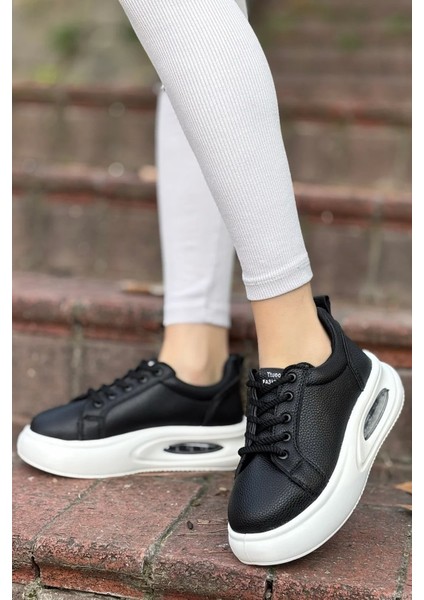 Günlük Kadın Sneaker Örgü Bağcıklı Hafif Kalın Yüksek Balon Taban Yürüyüş Spor Ayakkabı 5750 modelleri