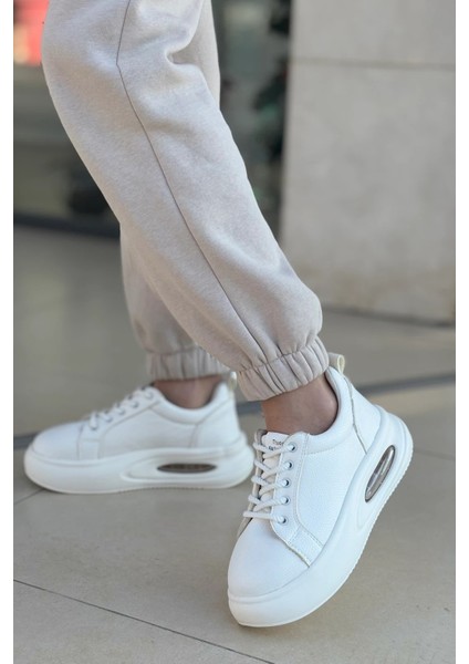 Günlük Kadın Sneaker Örgü Bağcıklı Hafif Kalın Yüksek Balon Taban Yürüyüş Spor Ayakkabı 5750 modelleri
