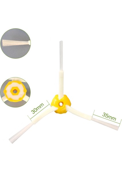 Irobot Roomba 600 Serisi 605 615 616 620 621 631 651 650 690 Hepa Filtre Ana Yan Fırça Robotik Süpürge Parçası (Yurt Dışından)