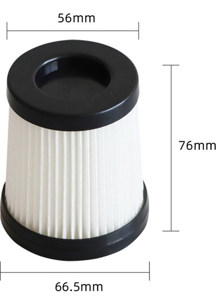 Fabuletta FSV101, FSV001 24 Kpa Kablosuz Dikey Elektrikli Süpürge Serisi ile Uyumlu 4 Paket Hepa Filtre (Yurt Dışından)