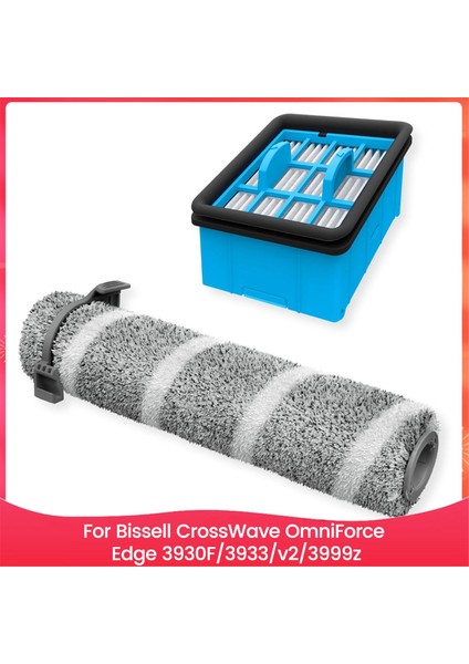 Fırça Ruloları Filtre Değiştirme Kiti Bissell Crosswave Omniforce Edge 3930F/3933/V2/3999Z Kablosuz Elektrikli Süpürge Parçaları (Yurt Dışından)