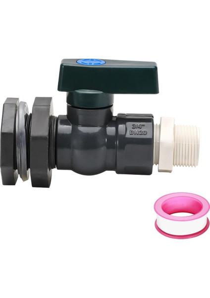 Pvc Yağmur Fıçısı Yönlendirici Kiti, 3/4 Inç Vana Musluk Kiti ve Bölme Bağlantı Adaptörü (Yurt Dışından)