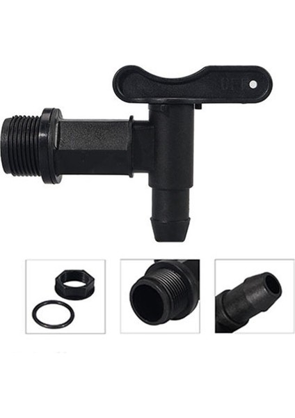 2 Set Tambur Musluk Kova Muslukları Conta Plastik Yapı Malzemeleri Galonluk Tamburlar Için Npt Bağlantısı (Yurt Dışından) indirimleri