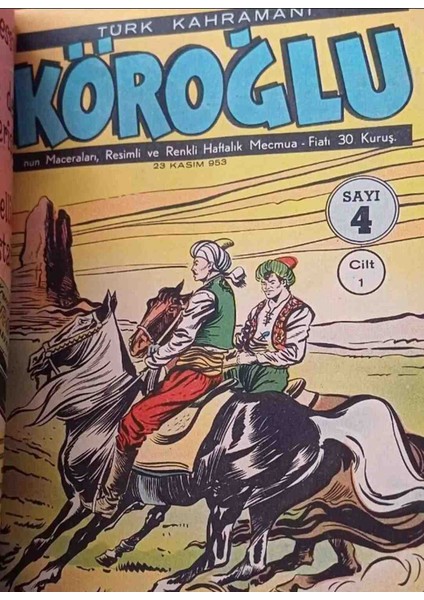 Koroglu 1953 Basimi Cilt Butun Fasikül Kapaklar Eksiksiz Kondisyon Çok Iyi Durumda 32/34/37/39 Eksik Fasiküller sıfır urun degildir cok temiz durumdadir fiyatları