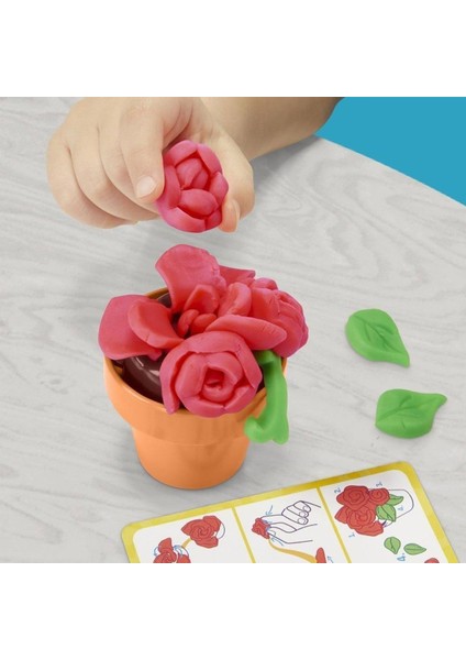 G0492 Play-Doh Renkli Çiçekler Botanik Oyun Seti +3 Yaş indirimleri