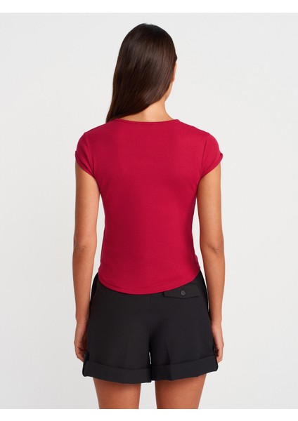 31779 Bisiklet Yaka Basic T-Shirt-Siyah fiyatları