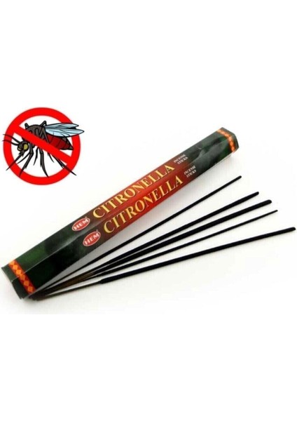 Citronella Haşere Kovucu Çubuk Tütsü – Doğal Sivrisinek Kovucu 60 Adet