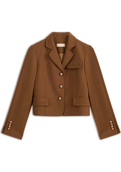 Metal Düğmeli Kısa Blazer MW6240005017054 fırsatları