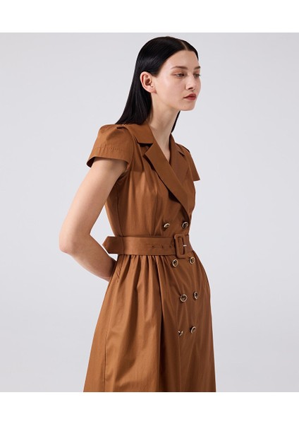 Metal Düğmeli Poplin Elbise MW6240002051146 modelleri