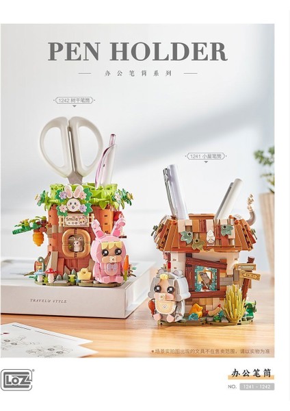 LZ1241 Loz Kalemlik Blok Seti 692 Parça -Vagonlife modelleri