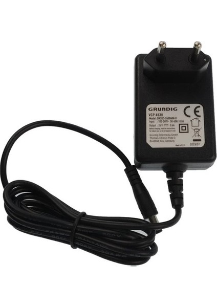 Grundig Vcp 4830 Şarjlı Süpürge Şarj Adaptörü 26V-0.6A 15.6W Orjinal