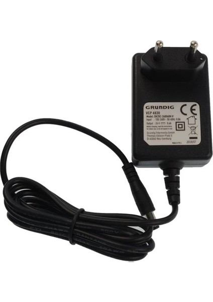 Grundig Vcp 4830 Şarjlı Süpürge Şarj Adaptörü 26V-0.6A 15.6W Orjinal modelleri