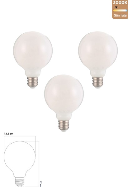 LED Ampul E27 9W 3000K Gün Işığı ERD-233