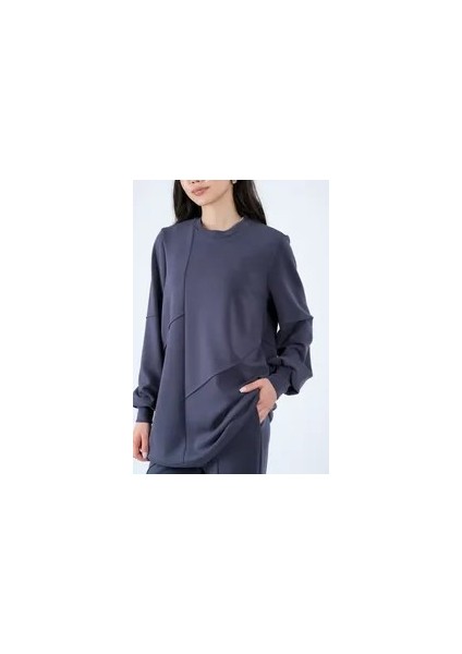 Nuss 1036 Biye Detay Modal Pantolonlu Takım