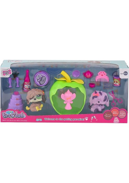 KZL-CL2104 1-2 Elmalı Pet Star Pasta Aksesuarlı -Kızılkaya Oyuncak