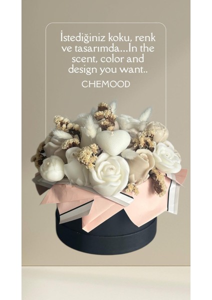 Kokulu Mum Buketi, Solmayan, Kurumayan Çiçek Buketi, Hediyelik Çiçek Buketi. fiyatları